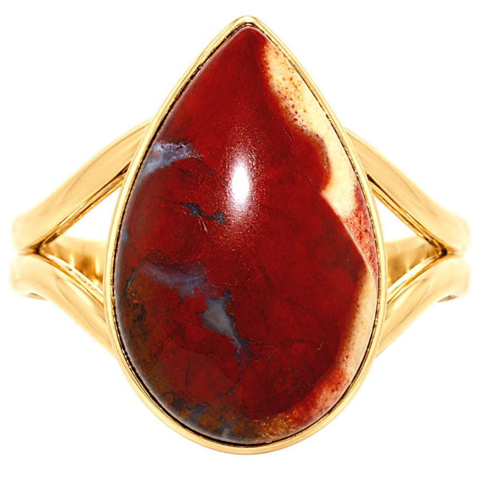 Red Moss Agate Ring size-9 RM-1002 TR01507
