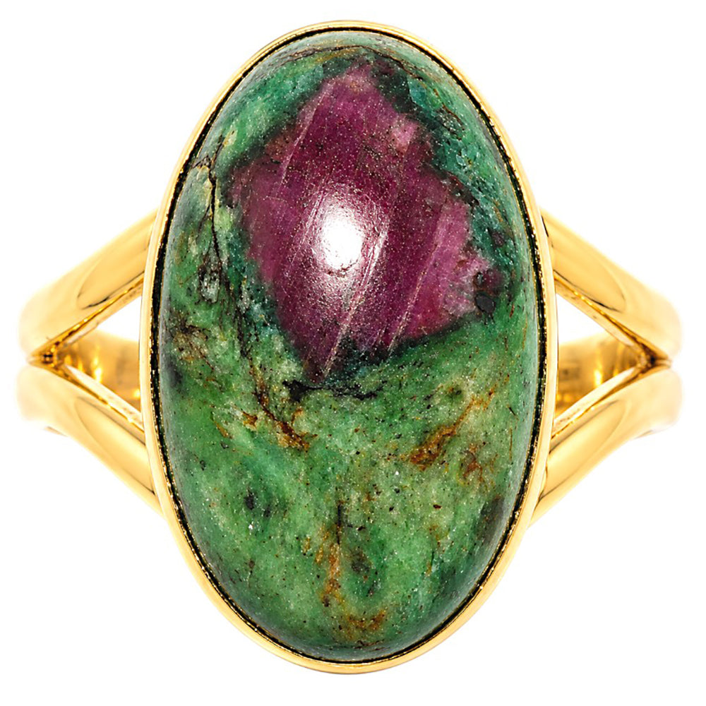 Ruby-Zoisite Ring size-6 RM-1002 TR01510