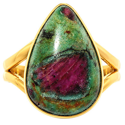 Ruby-Zoisite Ring size-6 RM-1002 TR01512