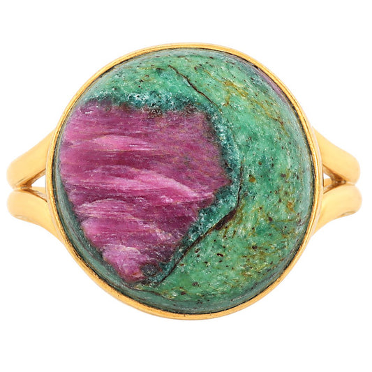 Ruby-Zoisite Ring size-8 RM-1002 TR01517