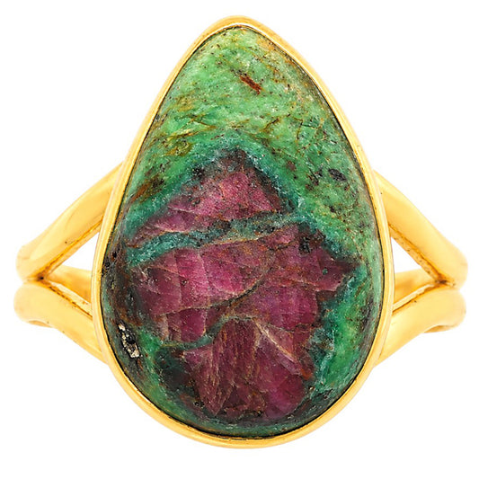 Ruby-Zoisite Ring size-9 RM-1002 TR01519