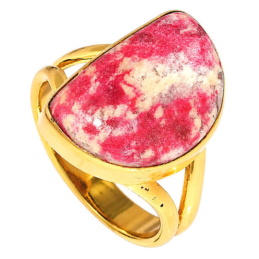 Pink Thulite Ring size-6 RM-1002 TR01543