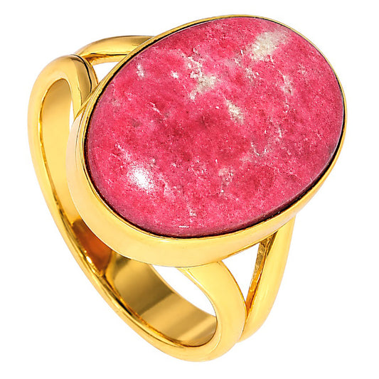 Pink Thulite Ring size-6 RM-1002 TR01544