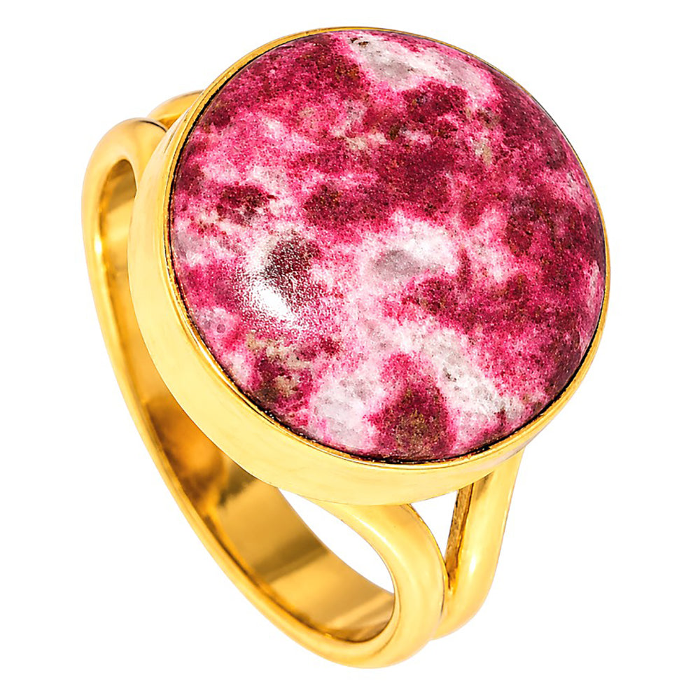 Pink Thulite Ring size-8 RM-1002 TR01547