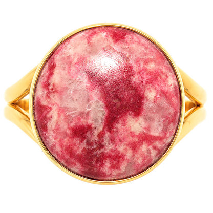 Pink Thulite Ring size-8 RM-1002 TR01549