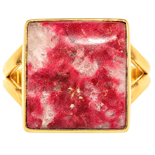 Pink Thulite Ring size-8 RM-1002 TR01550
