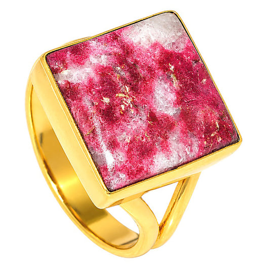 Pink Thulite Ring size-8 RM-1002 TR01550