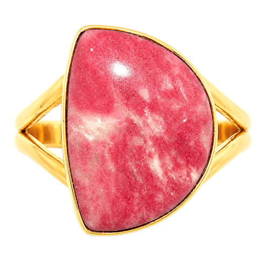 Pink Thulite Ring size-9 RM-1002 TR01552