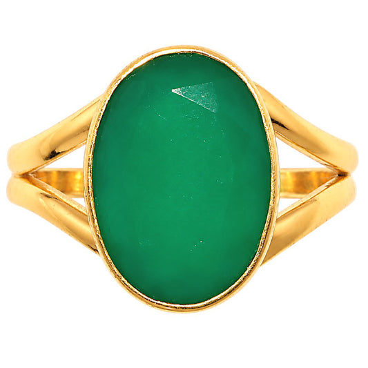 Green Onyx Ring size-7.5 RM-1002 TR01554