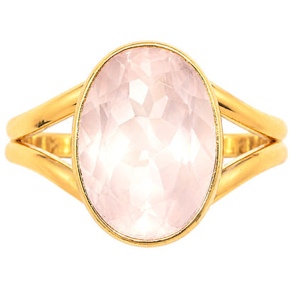 Rose Quartz Ring size-9 RM-1002 TR01584
