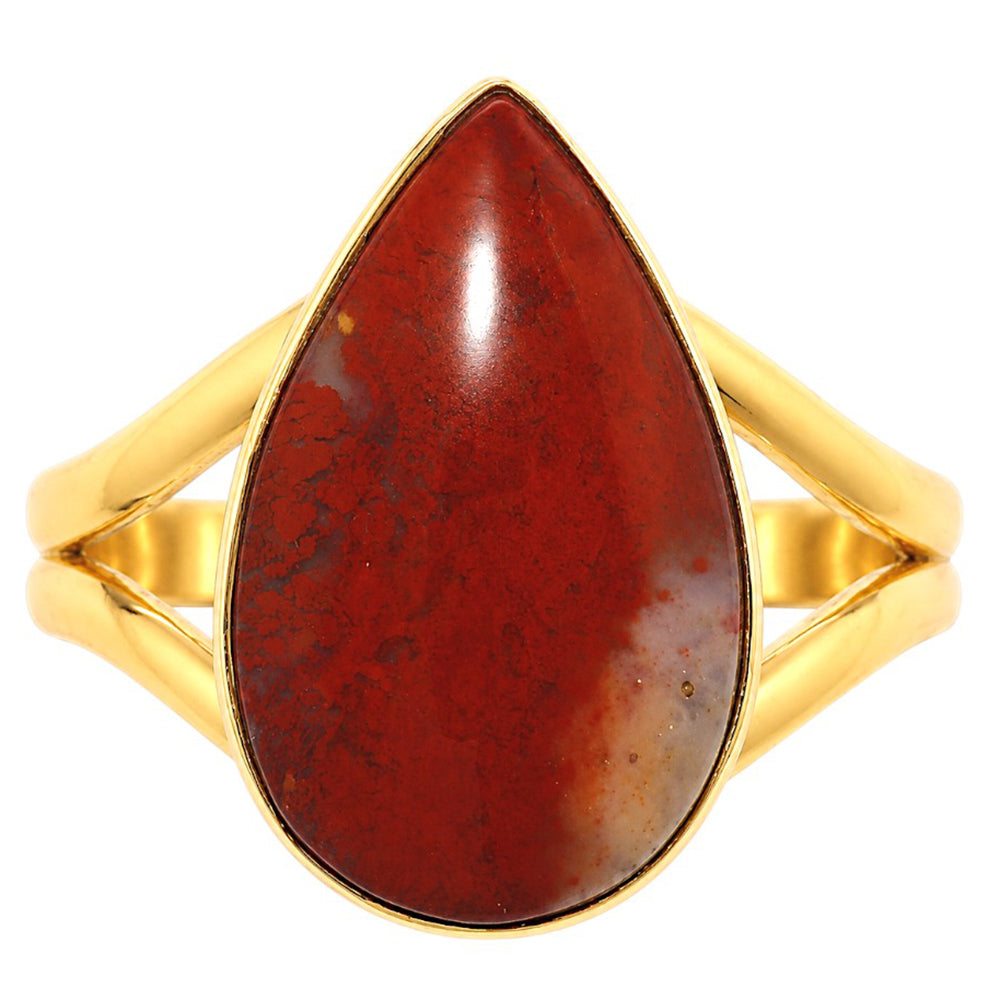 Red Moss Agate Ring size-7 RM-1002 TR01588