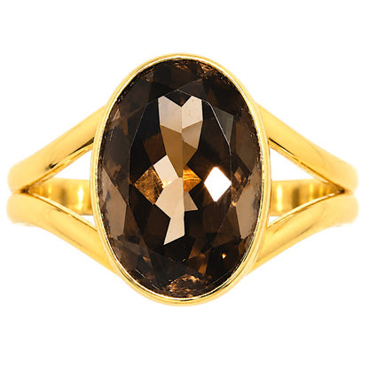 Smoky Quartz Ring size-10 RM-1002 TR01590