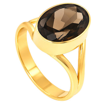 Smoky Quartz Ring size-10 RM-1002 TR01590