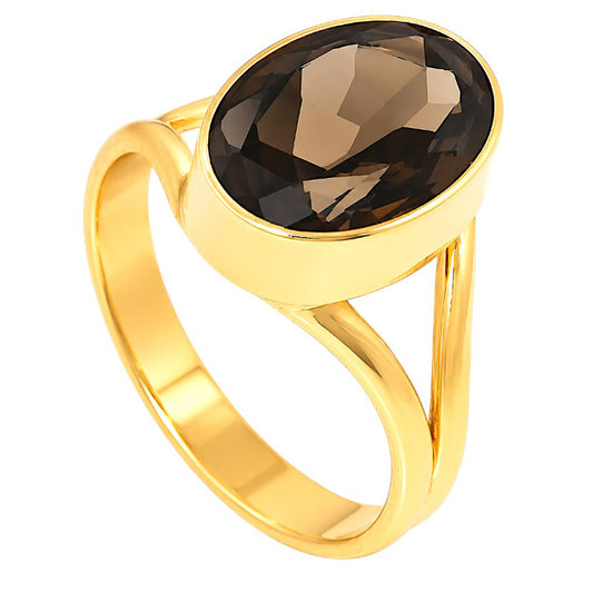 Smoky Quartz Ring size-10 RM-1002 TR01590