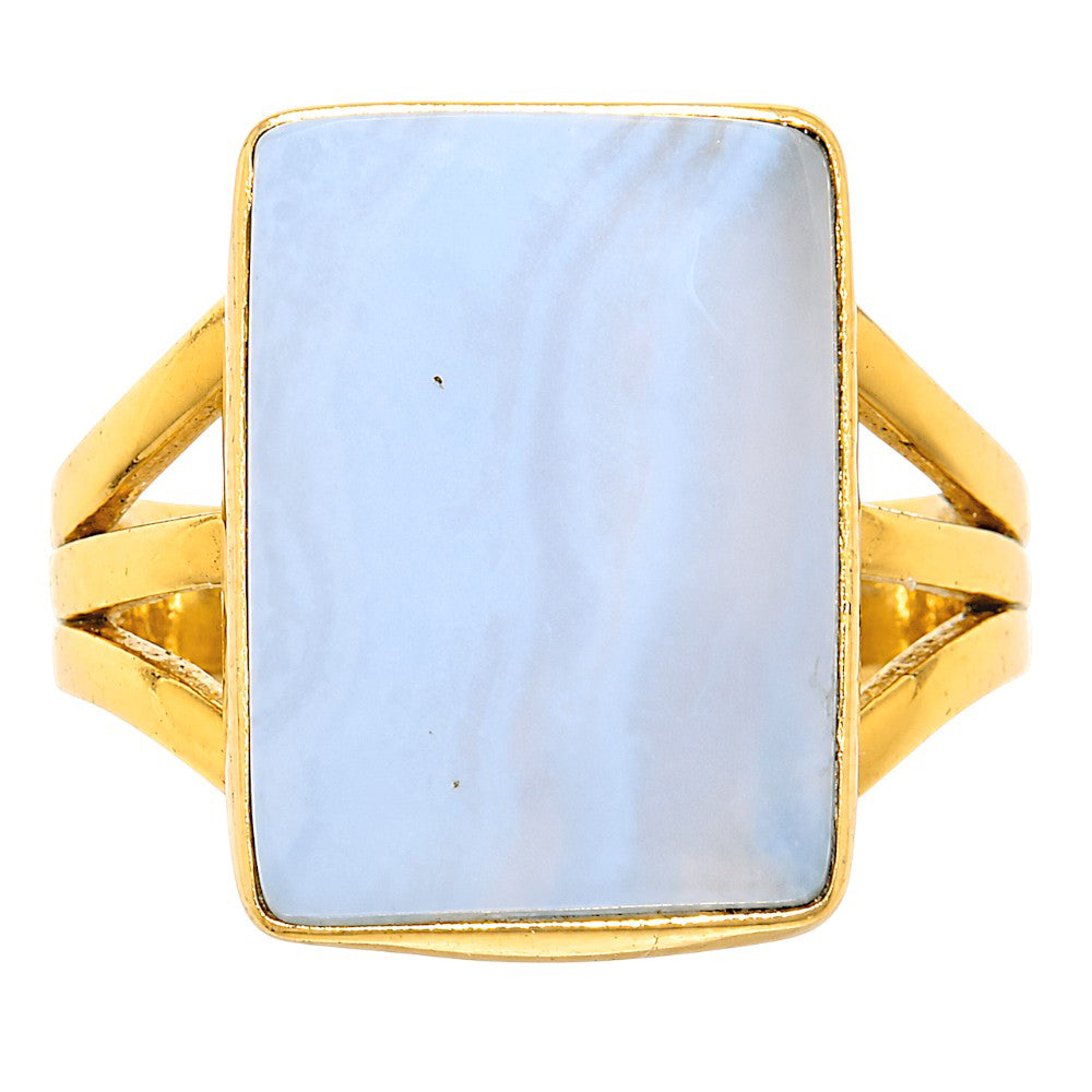 Blue Lace Agate Ring size-6 RM-1003 TR01591