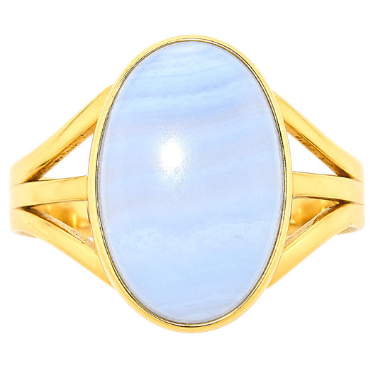 Blue Lace Agate Ring size-10 RM-1003 TR01601