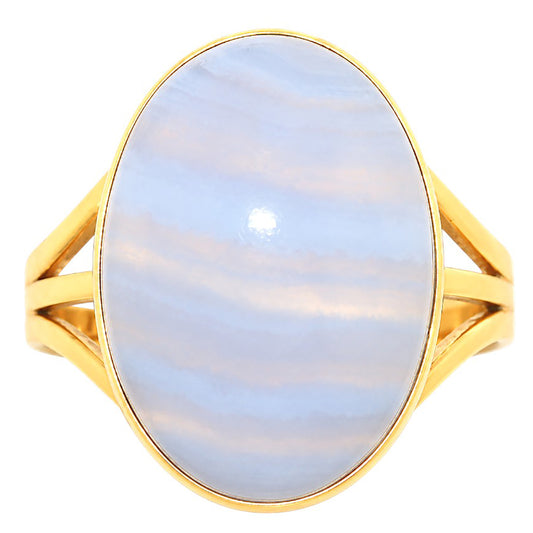 Blue Lace Agate Ring size-10 RM-1003 TR01602