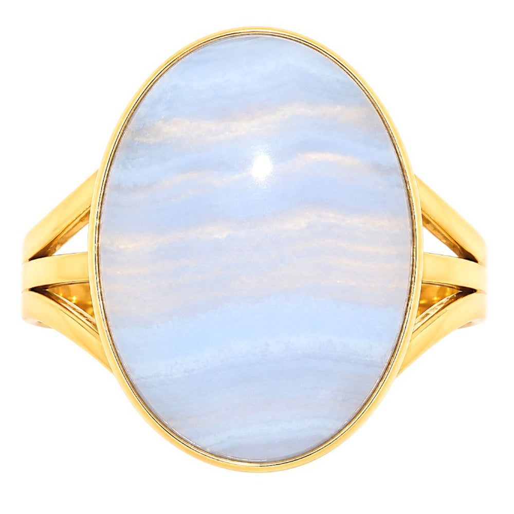 Blue Lace Agate Ring size-10 RM-1003 TR01603