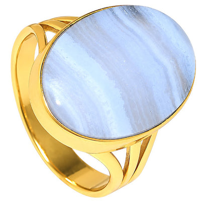 Blue Lace Agate Ring size-10 RM-1003 TR01603