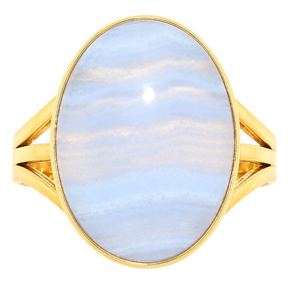 Blue Lace Agate Ring size-10 RM-1003 TR01603
