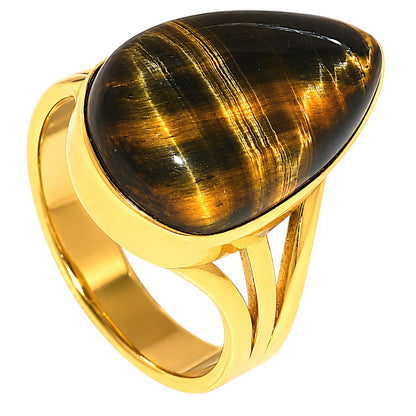 Blue Tiger Eye Ring size-7 RM-1003 TR01607