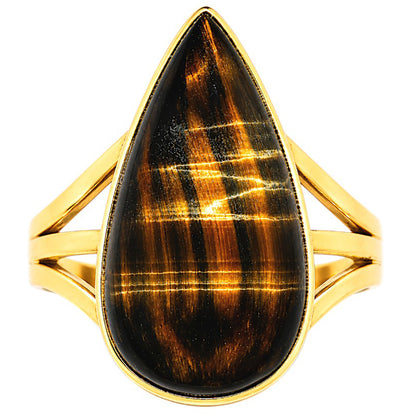 Blue Tiger Eye Ring size-8 RM-1003 TR01610