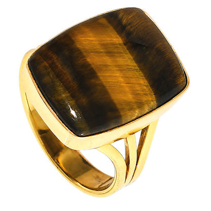 Blue Tiger Eye Ring size-8.5 RM-1003 TR01613