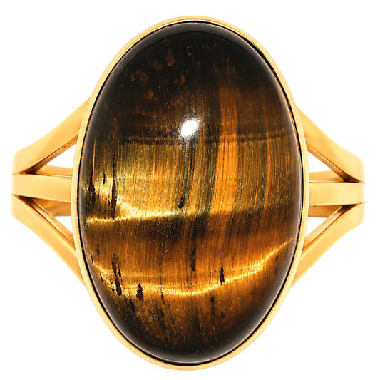 Blue Tiger Eye Ring size-10 RM-1003 TR01618