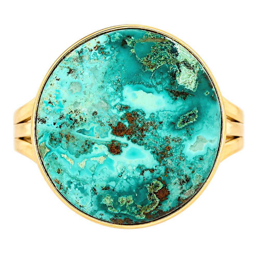 Shattuckite Ring size-8 RM-1003 TR01624