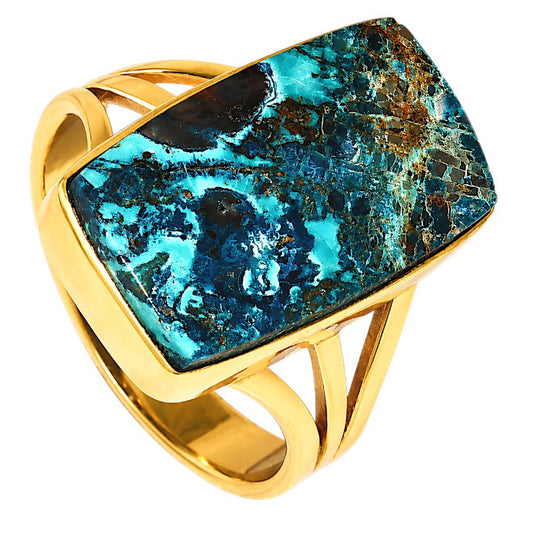 Shattuckite Ring size-10 RM-1003 TR01631