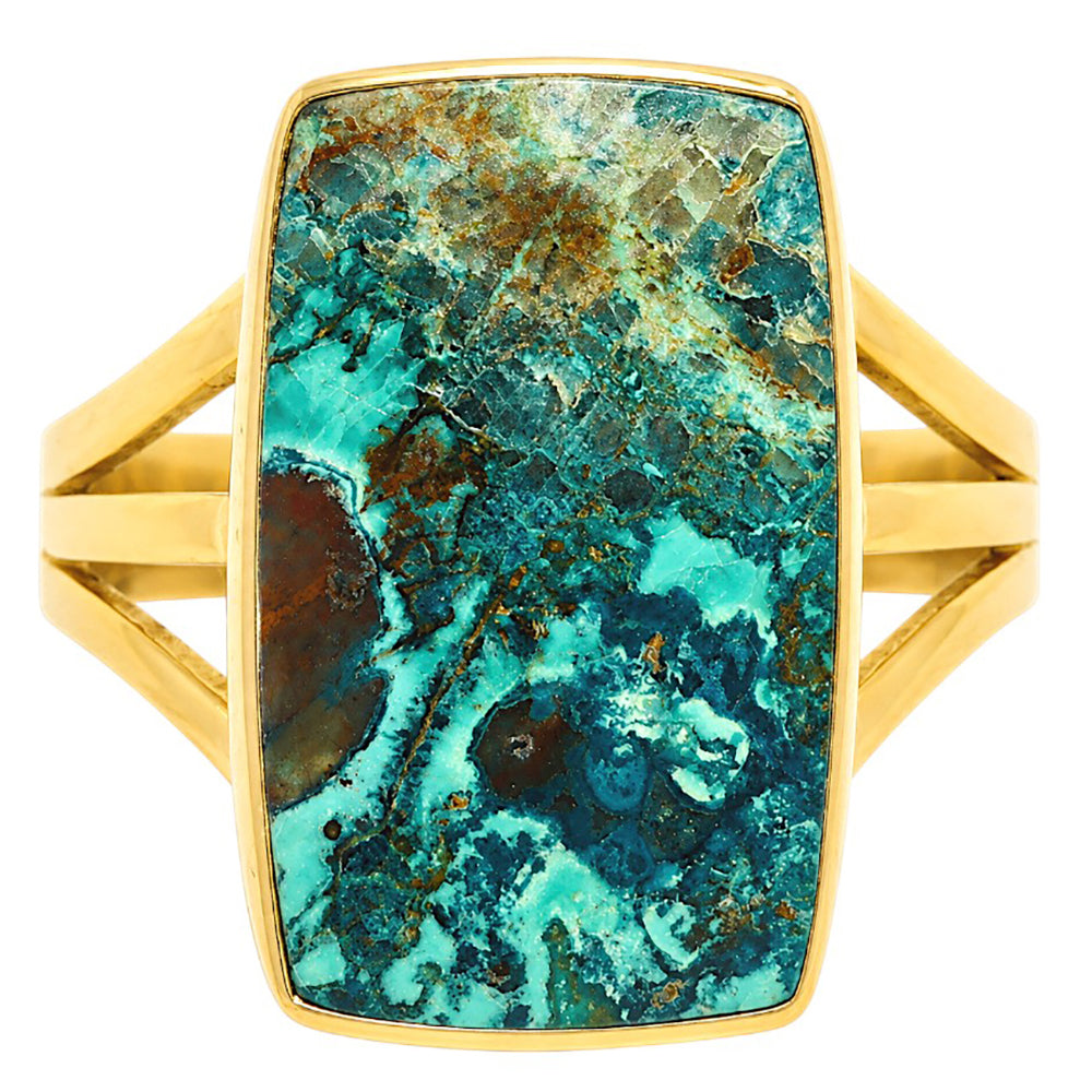 Shattuckite Ring size-10 RM-1003 TR01631