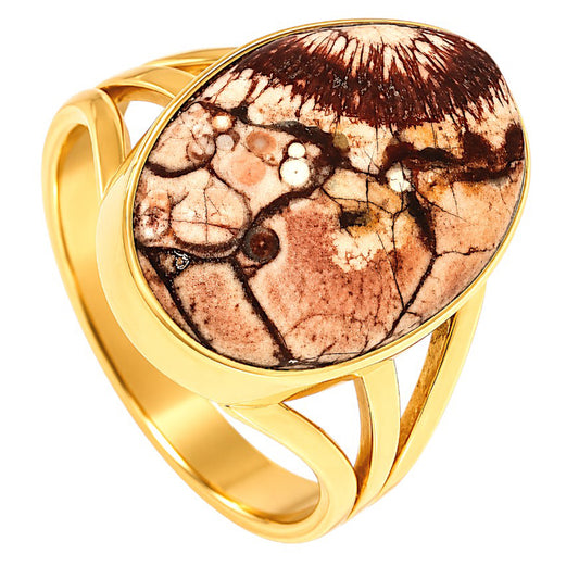 Mexican Bird Eye Ring size-6 RM-1003 TR01632