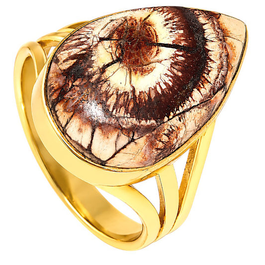 Mexican Bird Eye Ring size-6 RM-1003 TR01633