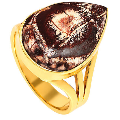 Mexican Bird Eye Ring size-7 RM-1003 TR01634