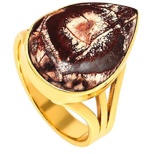 Mexican Bird Eye Ring size-7 RM-1003 TR01634