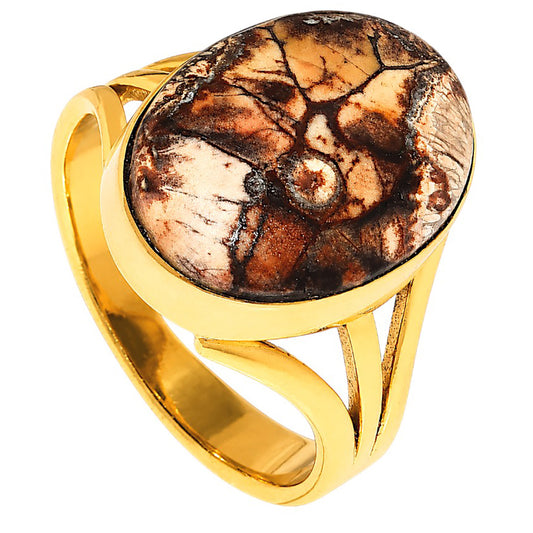 Mexican Bird Eye Ring size-8 RM-1003 TR01638