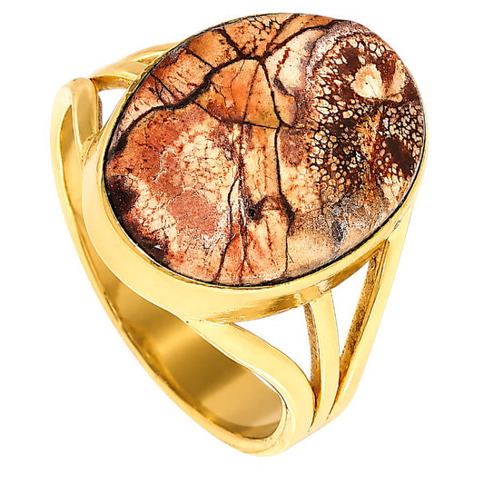 Mexican Bird Eye Ring size-9 RM-1003 TR01640