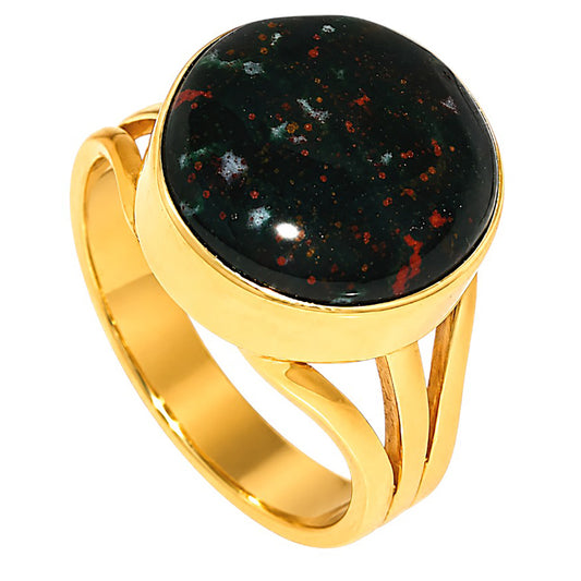 Blood Stone Ring size-6 RM-1003 TR01646