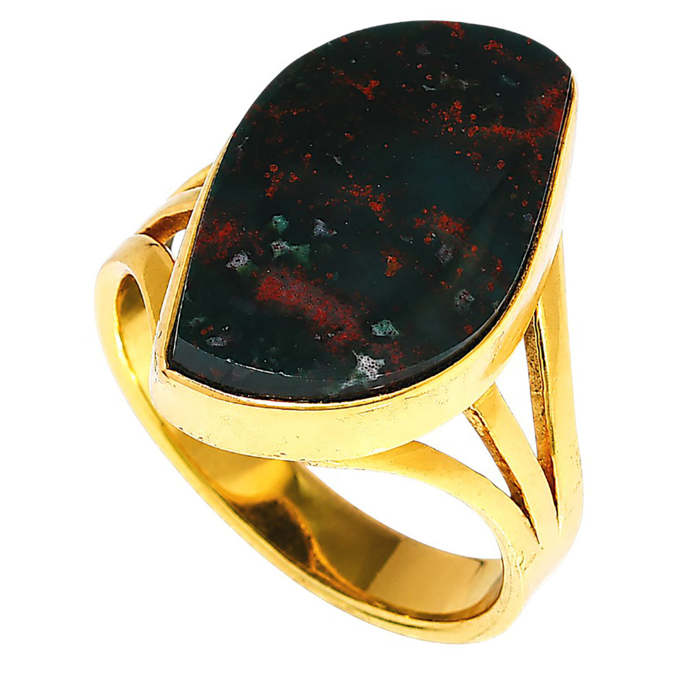 Blood Stone Ring size-8 RM-1003 TR01652
