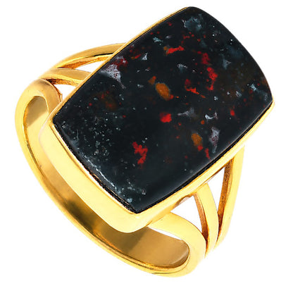 Blood Stone Ring size-8.5 RM-1003 TR01654