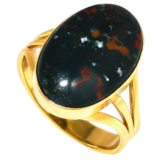 Blood Stone Ring size-10 RM-1003 TR01656