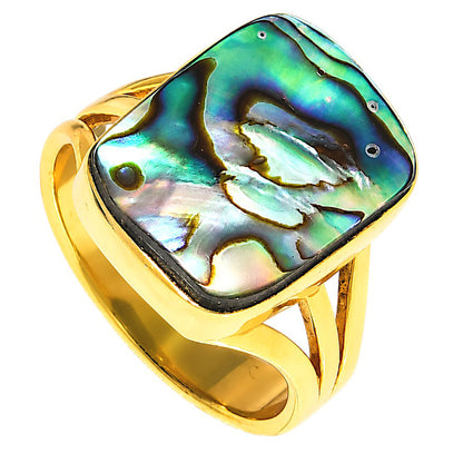 Abalone Shell Ring size-7 RM-1003 TR01660