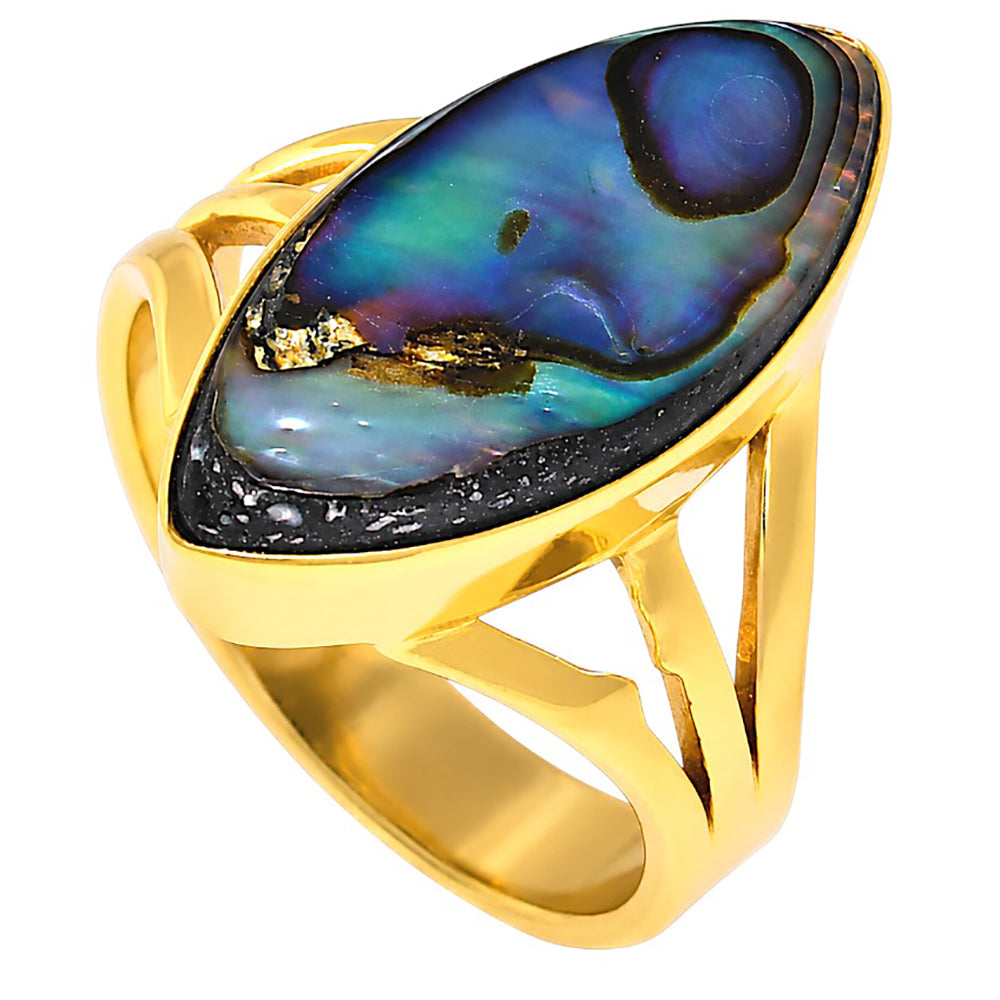 Abalone Shell Ring size-7 RM-1003 TR01661