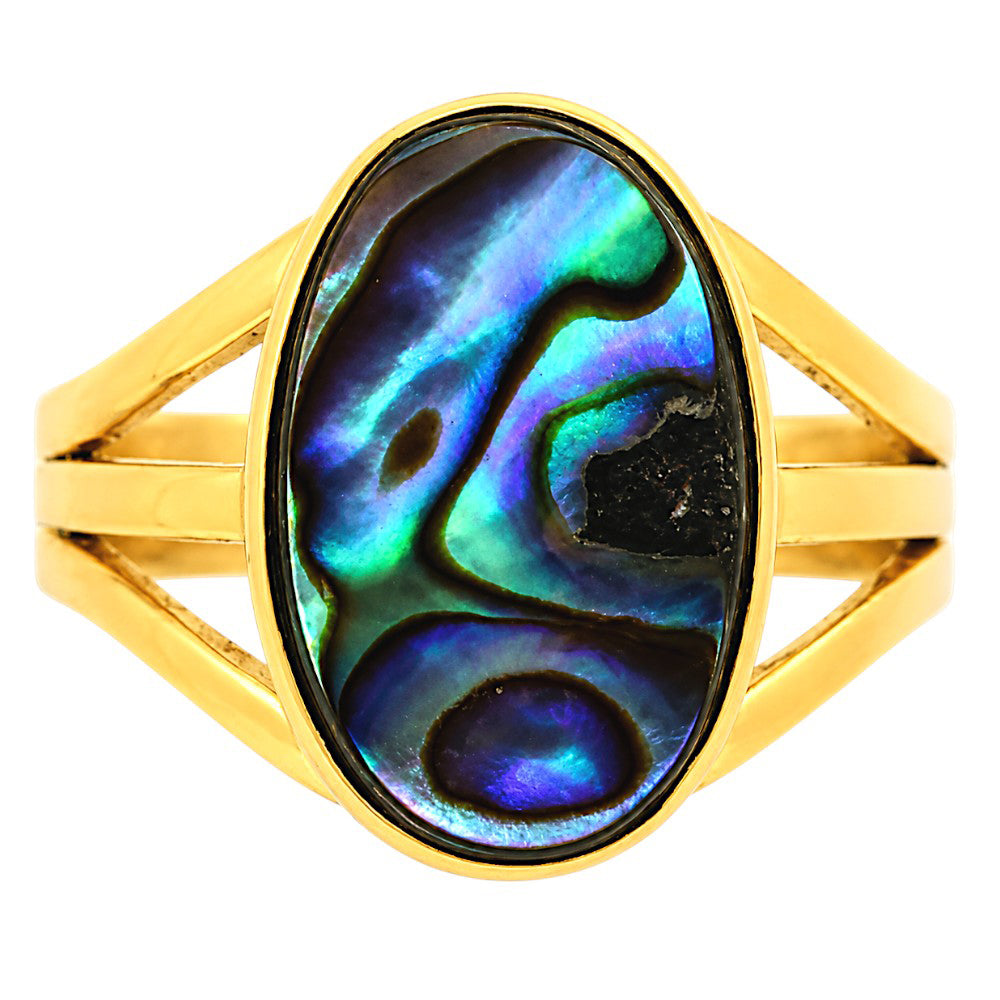 Abalone Shell Ring size-7 RM-1003 TR01662