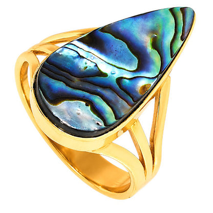 Abalone Shell Ring size-8 RM-1003 TR01664