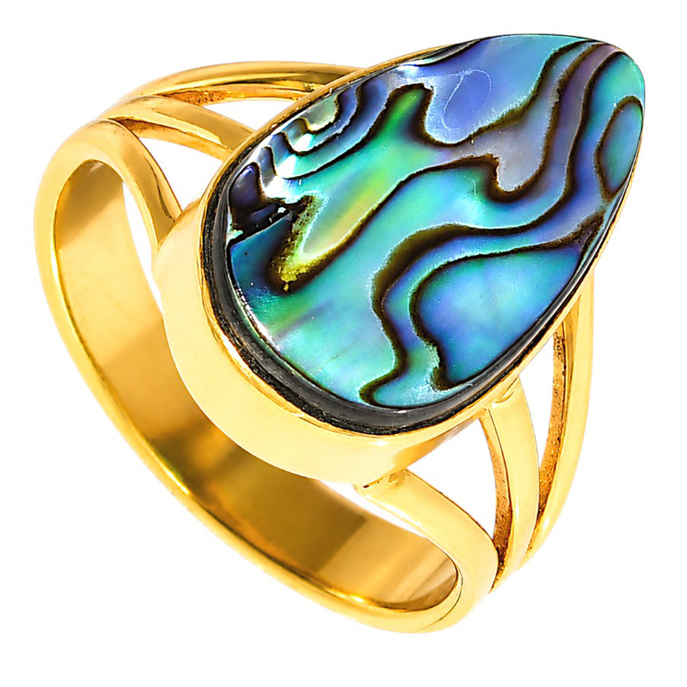 Abalone Shell Ring size-9 RM-1003 TR01665