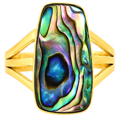 Abalone Shell Ring size-9 RM-1003 TR01666