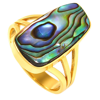 Abalone Shell Ring size-9 RM-1003 TR01666