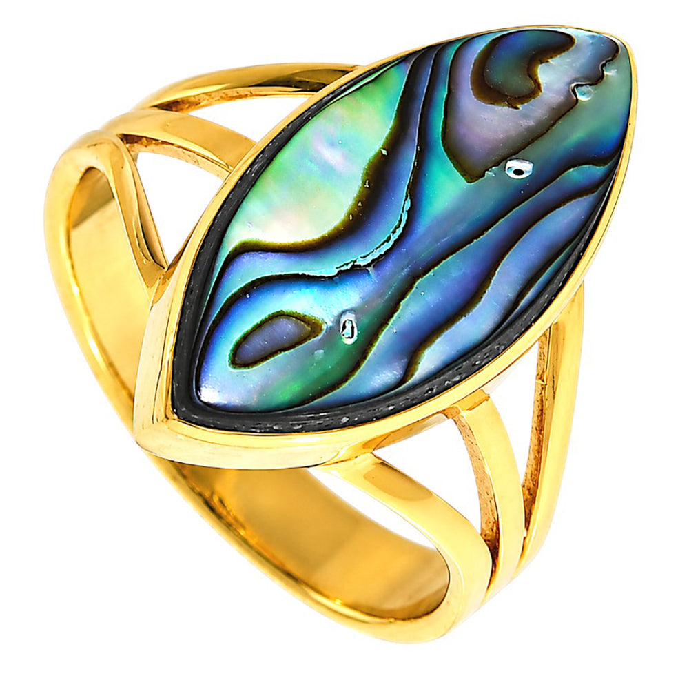 Abalone Shell Ring size-9 RM-1003 TR01667
