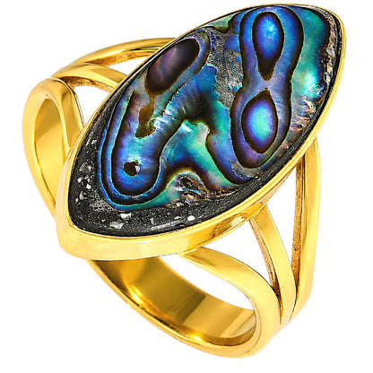 Abalone Shell Ring size-10 RM-1003 TR01668